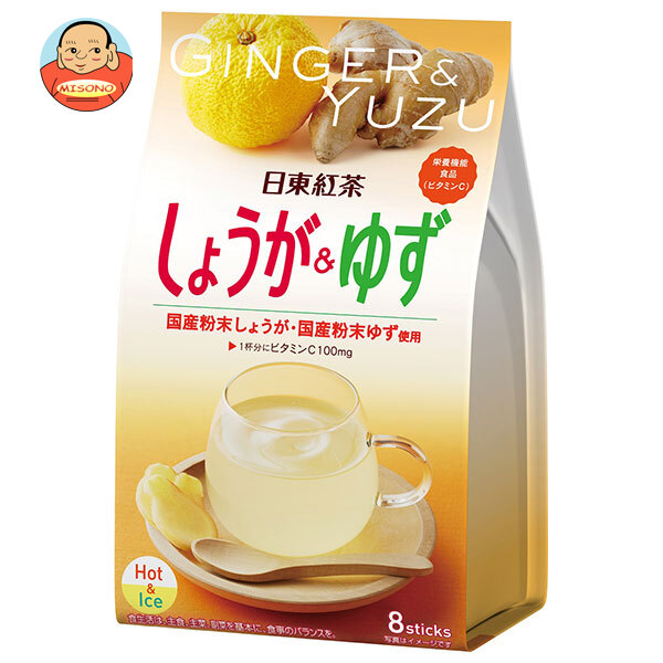 三井農林 日東紅茶 しょうが&ゆず (9.8g×8本)×24(6×4)袋入