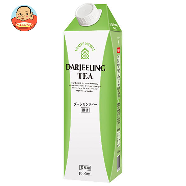 三井農林 ホワイトノーブル ダージリンティー 1L紙パック×6本入