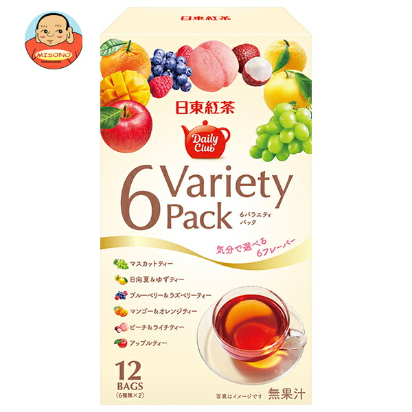 三井農林 日東紅茶 デイリークラブ 6バラエティーパック 1.8g×12袋×72箱入