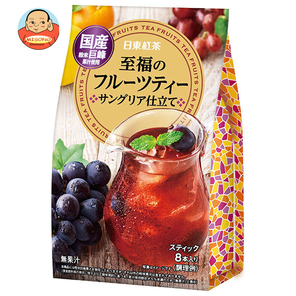 三井農林 日東紅茶 至福のフルーツティーサングリア仕立て (9.5g×8本)×24(6×4)袋入