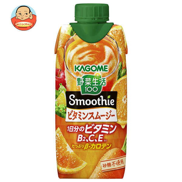 カゴメ 野菜生活100 Smoothie(スムージー) ビタミンスムージー 330ml紙パック×12本入
