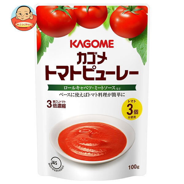 カゴメ カゴメ トマトピューレー 100g×30袋入