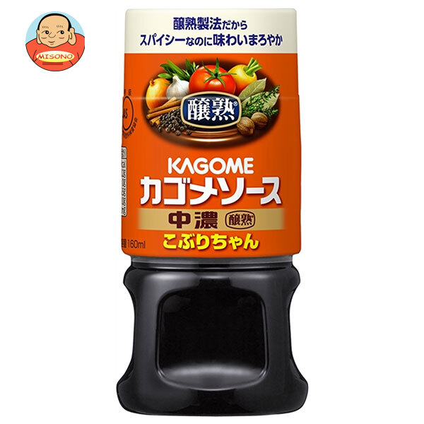 カゴメ 醸熟ソース こぶりちゃん 中濃 160ml×30本入