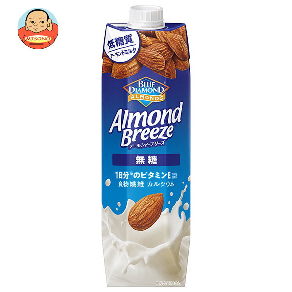 カゴメ アーモンド ブリーズ 無糖 1000ml紙パック×6本入