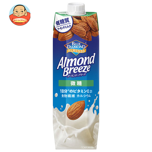 カゴメ アーモンド ブリーズ 微糖 1000ml紙パック×6本入