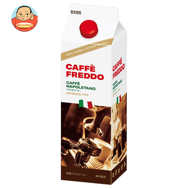 【賞味期限2026.06.07かそれ以降】モンテ物産 カフェフレッド(アイスコーヒー) 1L紙パック×12本入