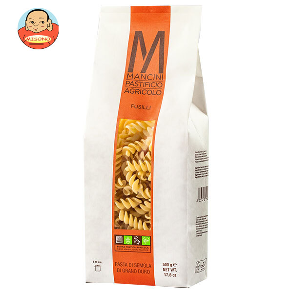 モンテ物産 マンチーニ フジッリ 500g×12袋入