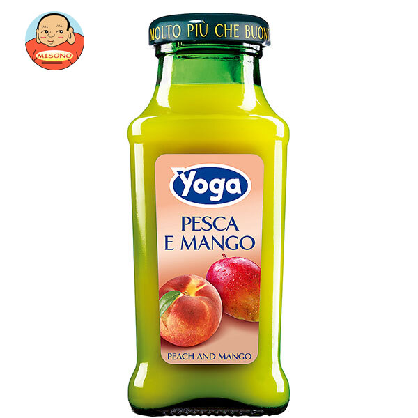 モンテ物産 ヨーガペスカ エ マンゴ(ピーチ&マンゴー) 200ml瓶×24本入