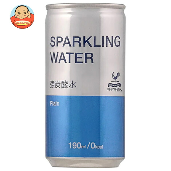 富永貿易 神戸居留地 スパークリングウォーター 190ml缶×30本入