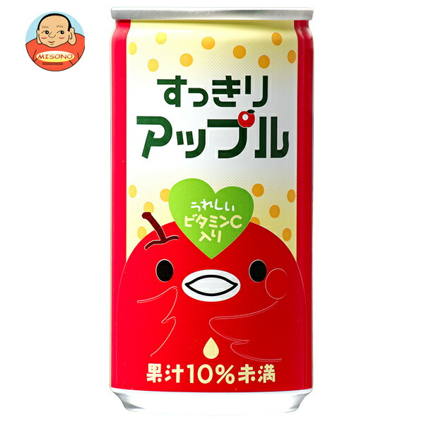 富永貿易 神戸居留地 すっきりアップル 185g缶×30本入