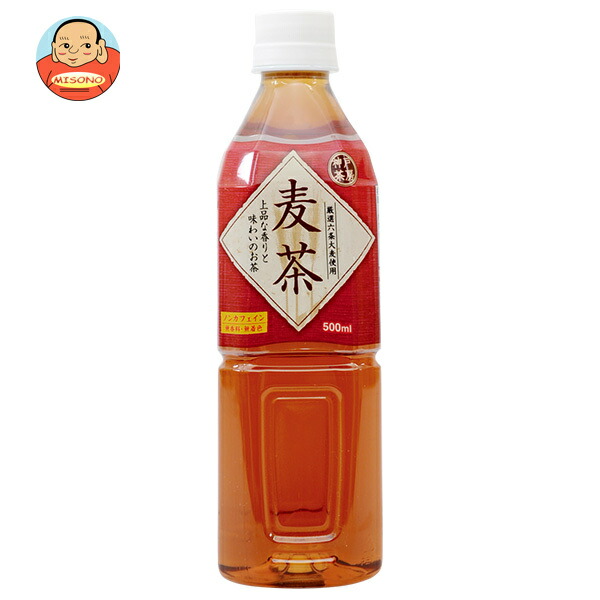 富永貿易 神戸茶房 麦茶 500mlPET×24本入
