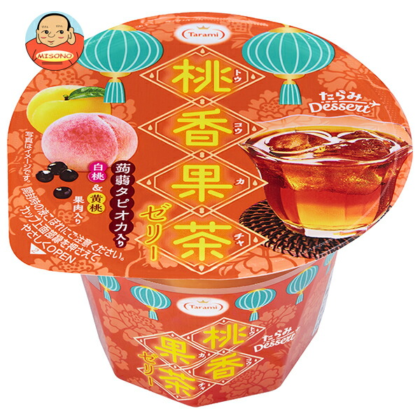 たらみ たらみDessert 桃香果茶ゼリー 230g×24(6×4)個入