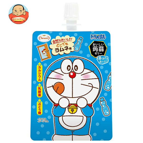 たらみ ドラえもん おいしい蒟蒻ゼリー ラムネ味 130gパウチ×30本入