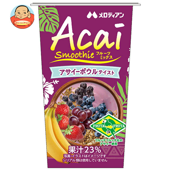 メロディアン アサイー ミックスフルーツ 180g×12本入