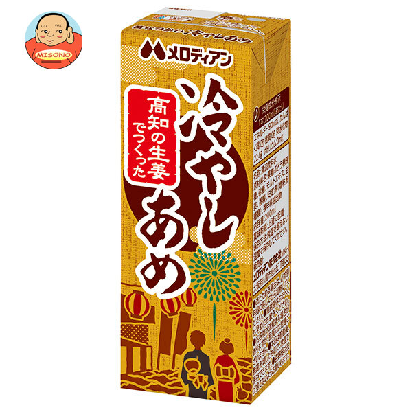 メロディアン 冷やしあめ 200ml紙パック×24本入