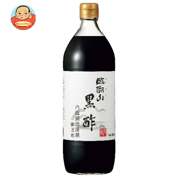 内堀醸造 臨醐山 黒酢 900ml瓶×6本入