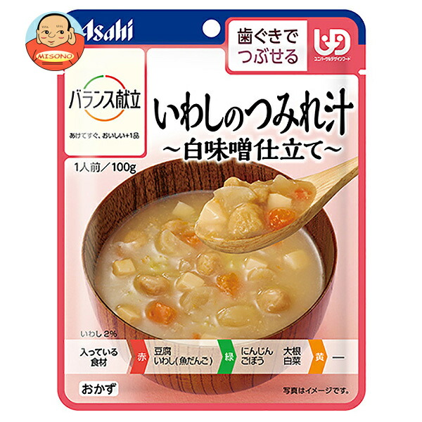 アサヒグループ食品 バランス献立 いわしのつみれ汁 白味噌仕立て 100g×24袋入