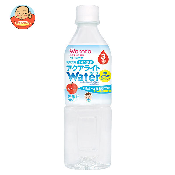 和光堂 ベビーのじかん アクアライトWater りんご 500mlペットボトル×24本入