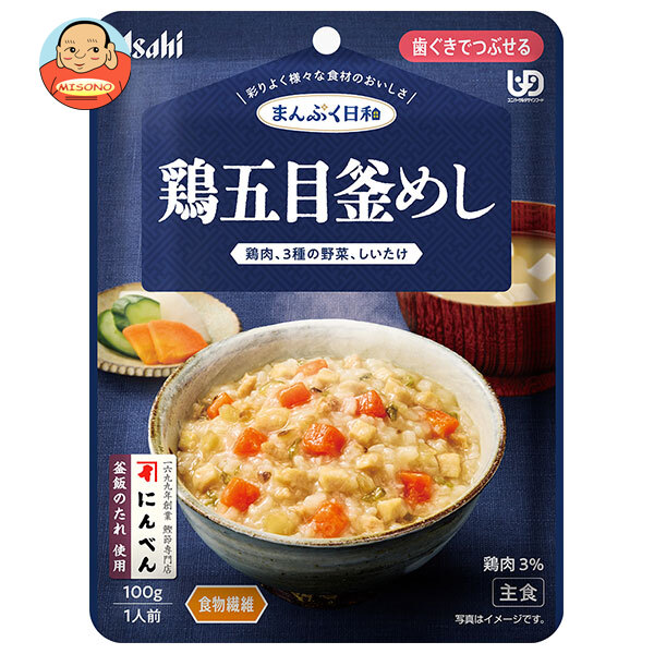 アサヒグループ食品 まんぷく日和 鶏五目釜めし 100g×24袋入