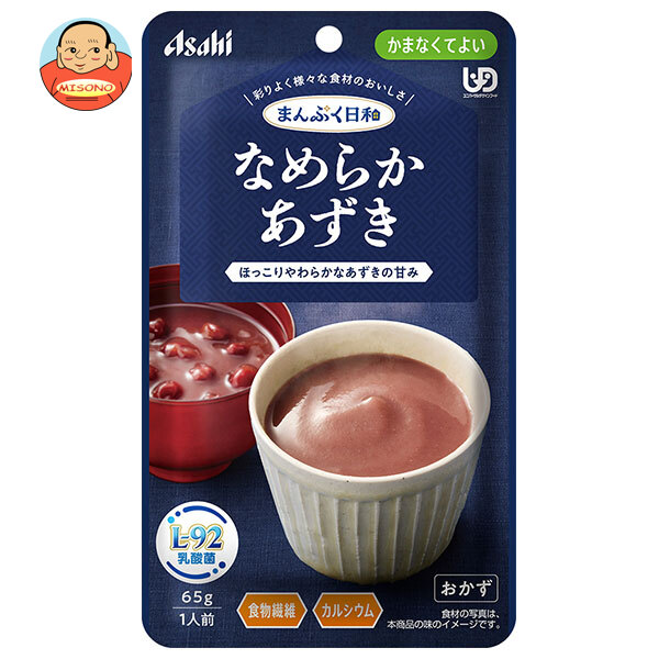 アサヒグループ食品 まんぷく日和 なめらかあずき 65g×24袋入