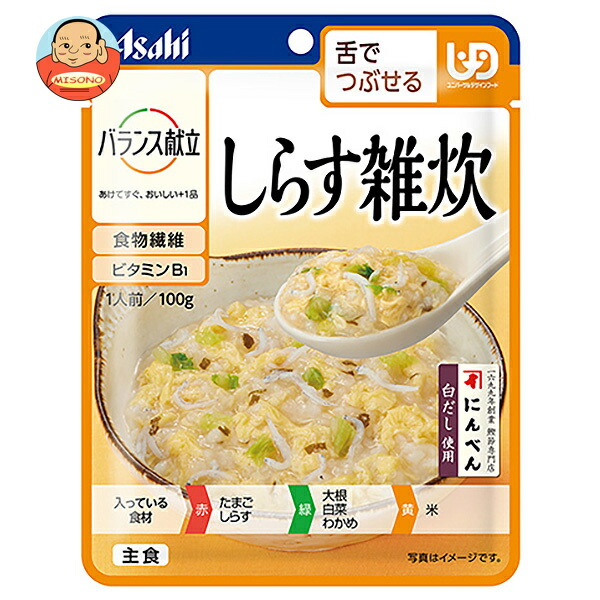 アサヒグループ食品 バランス献立 しらす雑炊 100g×24袋入