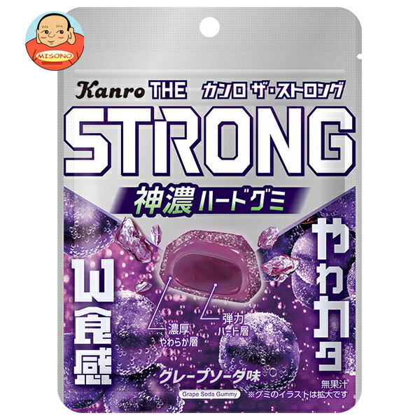 カンロ ザ ストロンググミ グレープソーダ 70g×6袋入