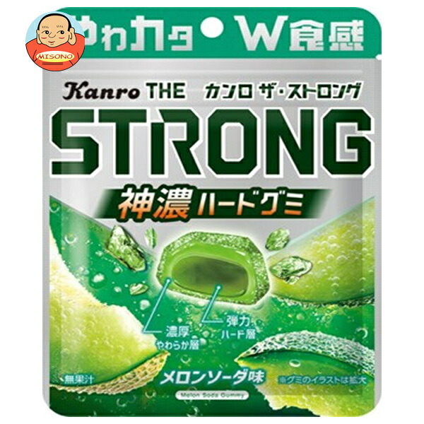 カンロ ザ ストロンググミ メロンソーダ 70g×6袋入