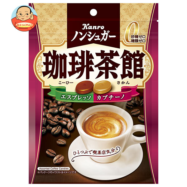 カンロ ノンシュガー珈琲茶館 72g×6袋入