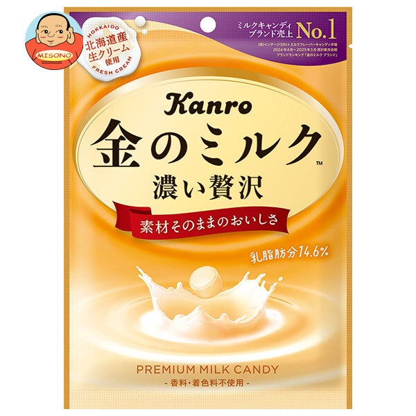 カンロ 金のミルクキャンディ 80g×6袋入