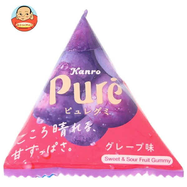 カンロ ピュレグミ プチ三角 グレープ 13g×24袋入