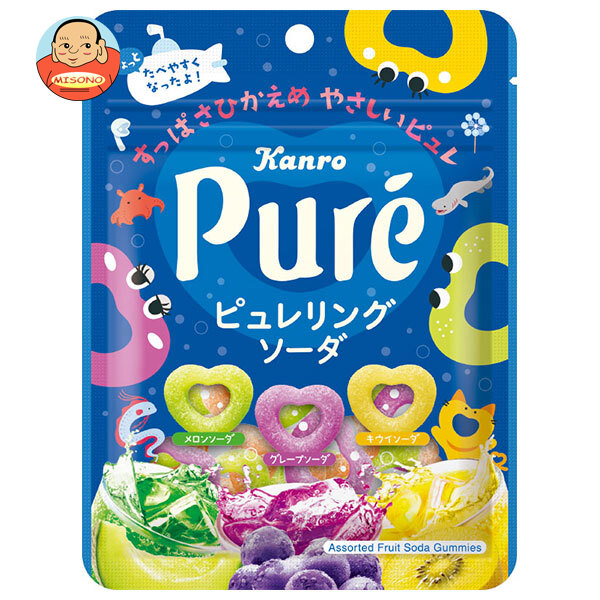 カンロ ピュレリング ソーダ 63g×6袋入