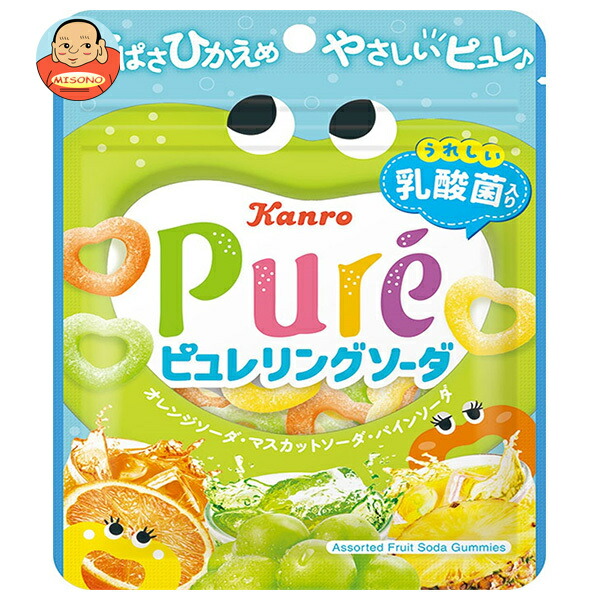 カンロ ピュレリング ソーダ 63g×6袋入