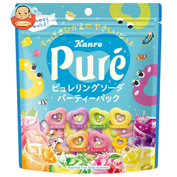 カンロ ピュレリング ソーダ パーティーパック 156g×4袋入
