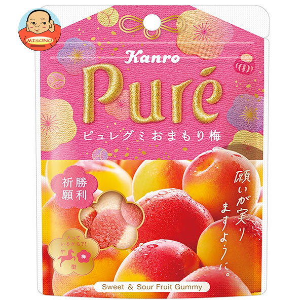 カンロ ピュレグミ おまもり梅 52g×6袋入