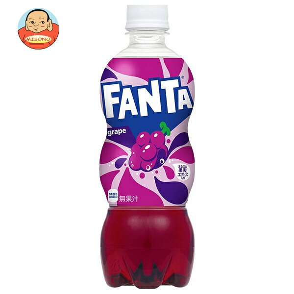 コカコーラ ファンタ グレープ 500mlペットボトル×24本入｜ 送料別