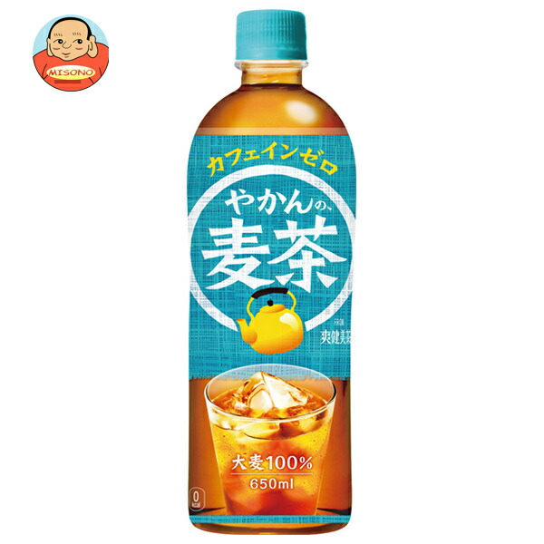 コカコーラ やかんの麦茶 from 爽健美茶 650mlペットボトル×24本入