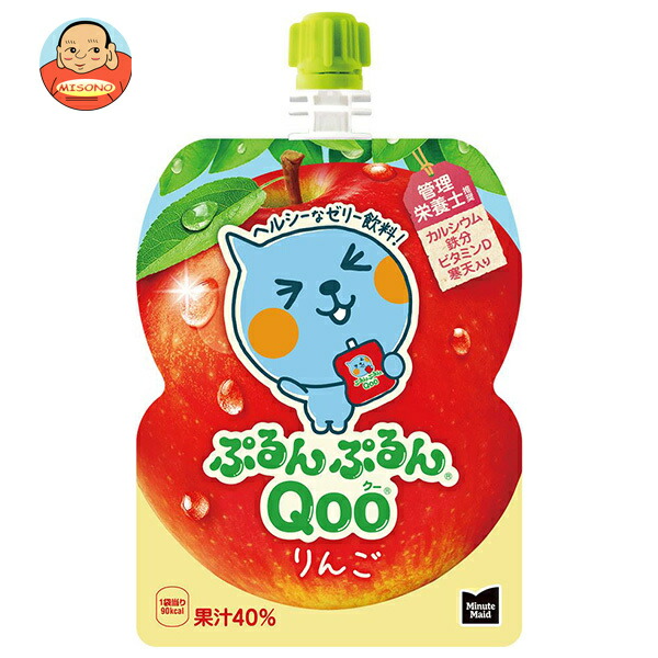 コカコーラ ミニッツメイド ぷるんぷるんQoo(クー) りんご 125gパウチ×6本入