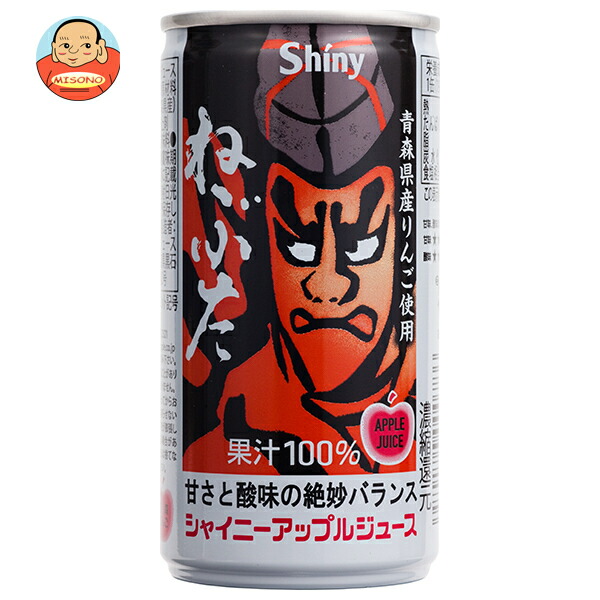 青森県りんごジュース シャイニー ねぶた 190g缶×30本入