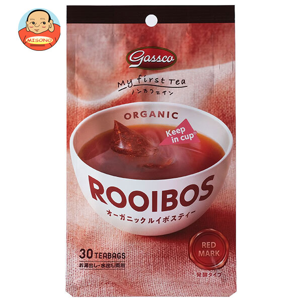 ガスコ Gass(ガス) オーガニックルイボスティー ティーバッグ (1.8g×30袋)×24個入