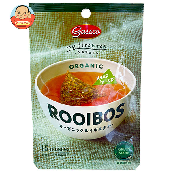 ガスコ Gassco(ガスコ) オーガニックルイボスティー 非発酵タイプ ティーバッグ (1.5g×15袋)×24個入