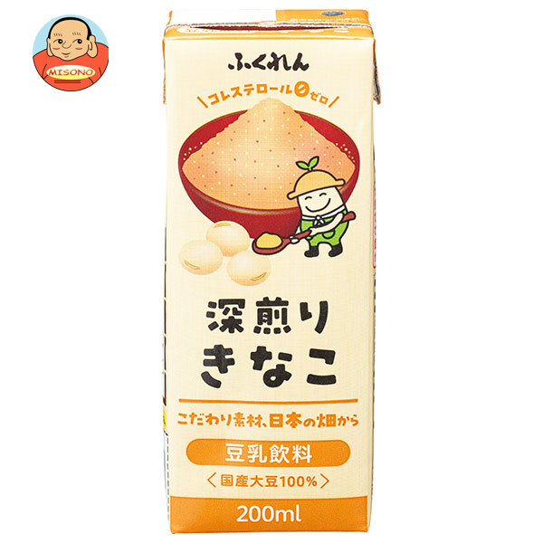 ふくれん 豆乳飲料 きなこ 200ml紙パック×24本入