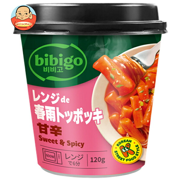 CJジャパン bibigo レンジde 春雨 トッポッキ 甘辛 120g×18袋入