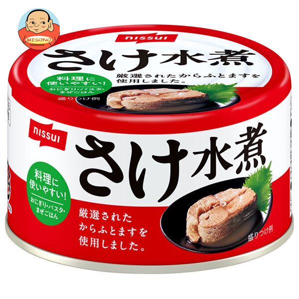 ニッスイ さけ水煮 からふとます 180g缶×24個入