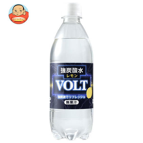 サーフビバレッジ VOLT 強炭酸水レモン 500mlペットボトル×24本入