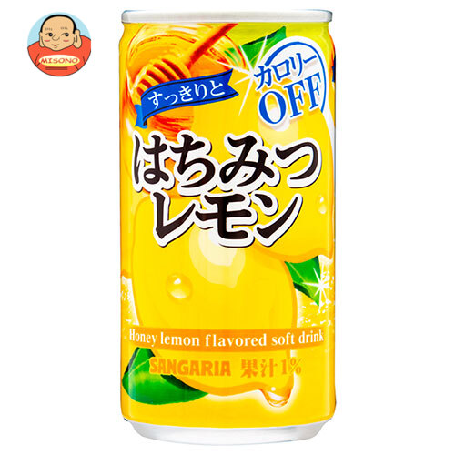 サンガリア すっきりとはちみつレモン 185g缶×30本入