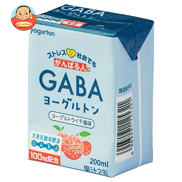 ヨーグルトン乳業 GABA ヨーグルトン 200ml紙パック×16本入｜ 送料別