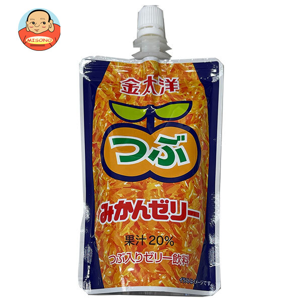 太洋食品 金太洋つぶみかんゼリー 150gパウチ×24本入｜ 送料別