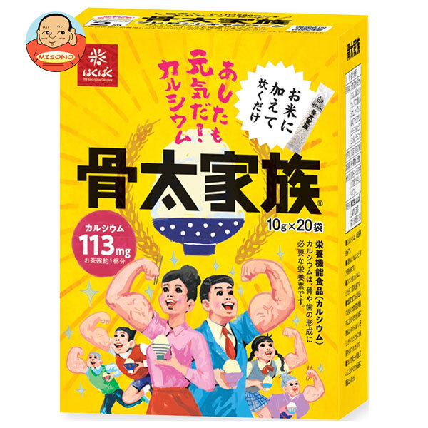 はくばく 骨太家族 200g(10g×20袋)×6袋入