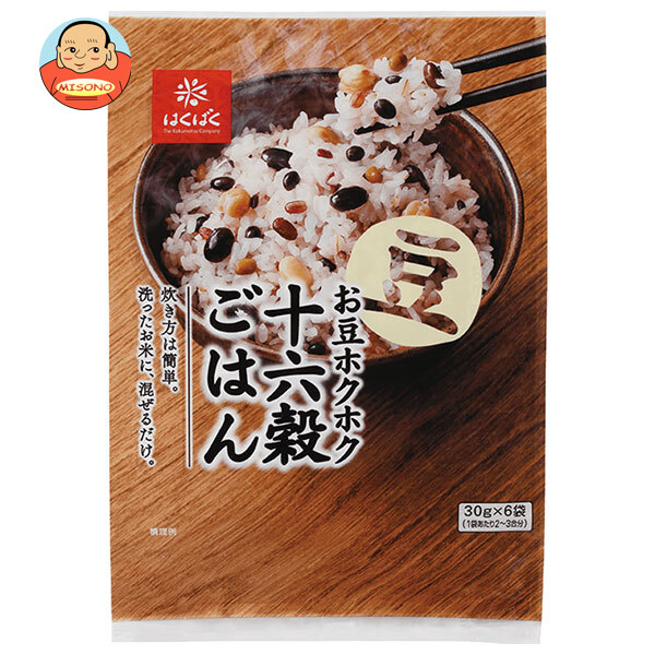 はくばく お豆ホクホク十六穀ごはん 180g(30g×6袋)×6袋入