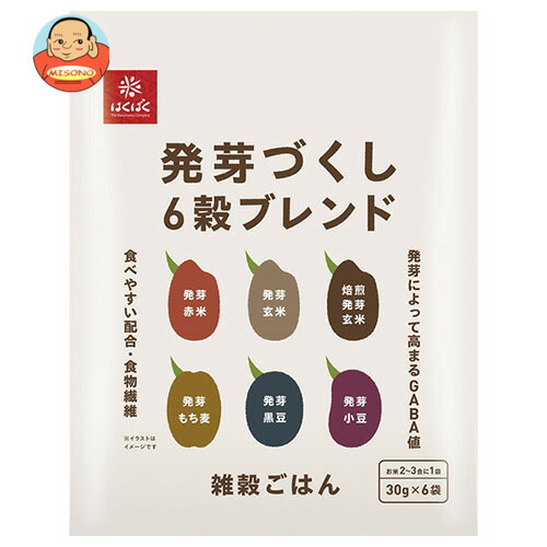 はくばく 発芽づくし6穀ブレンド 180g(30g×6袋)×6袋入